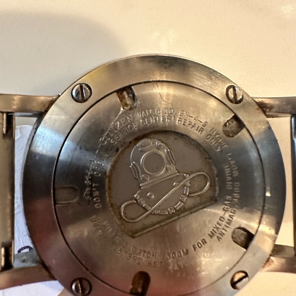 Citizen Silver and Black Dive Watch